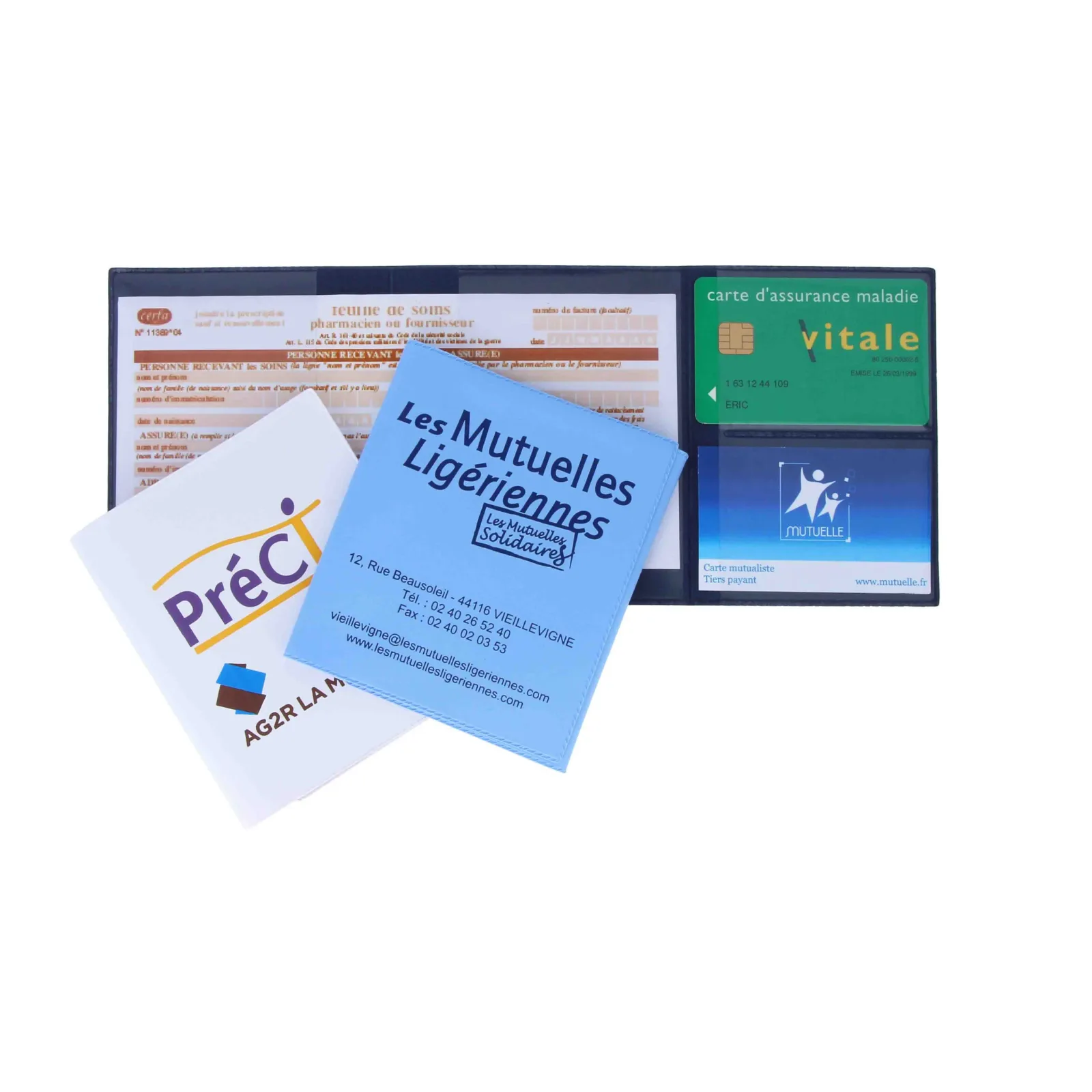Porte Carte Sécurité Sociale 2 cartes Vitale