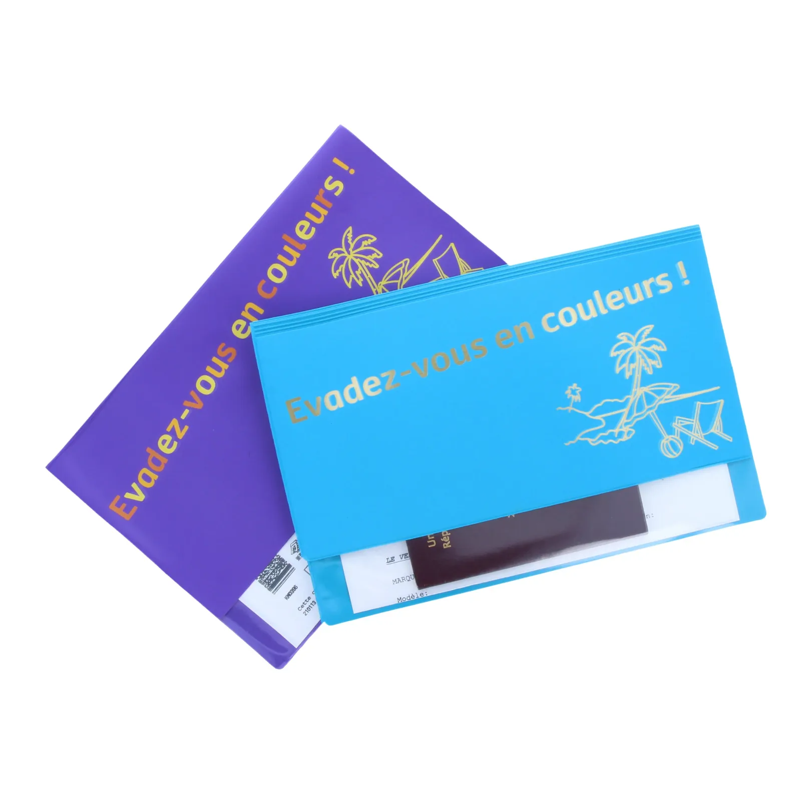 Pochette Voyage "TOURISME" 2 POCHES