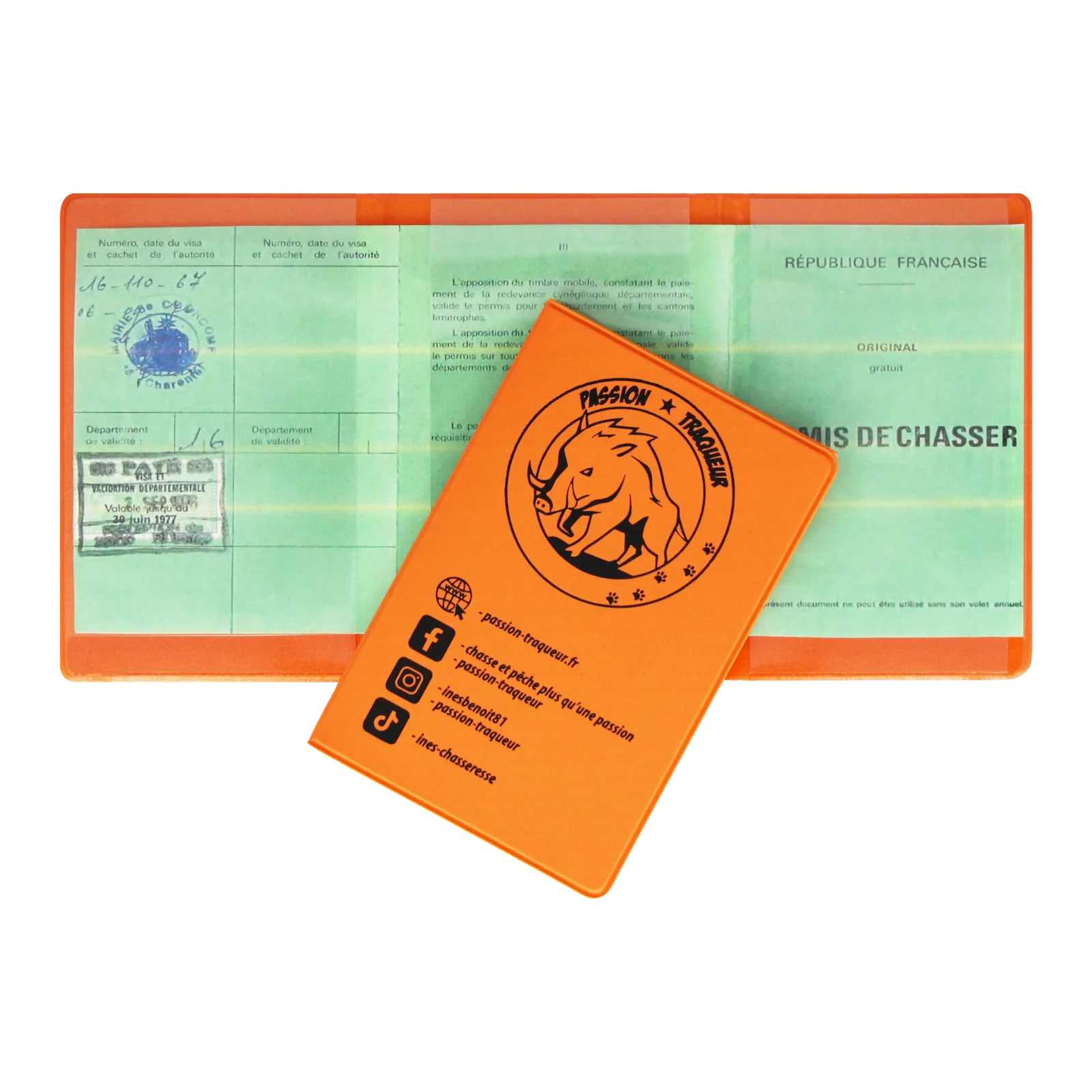 Pochette pour Permis de Chasse