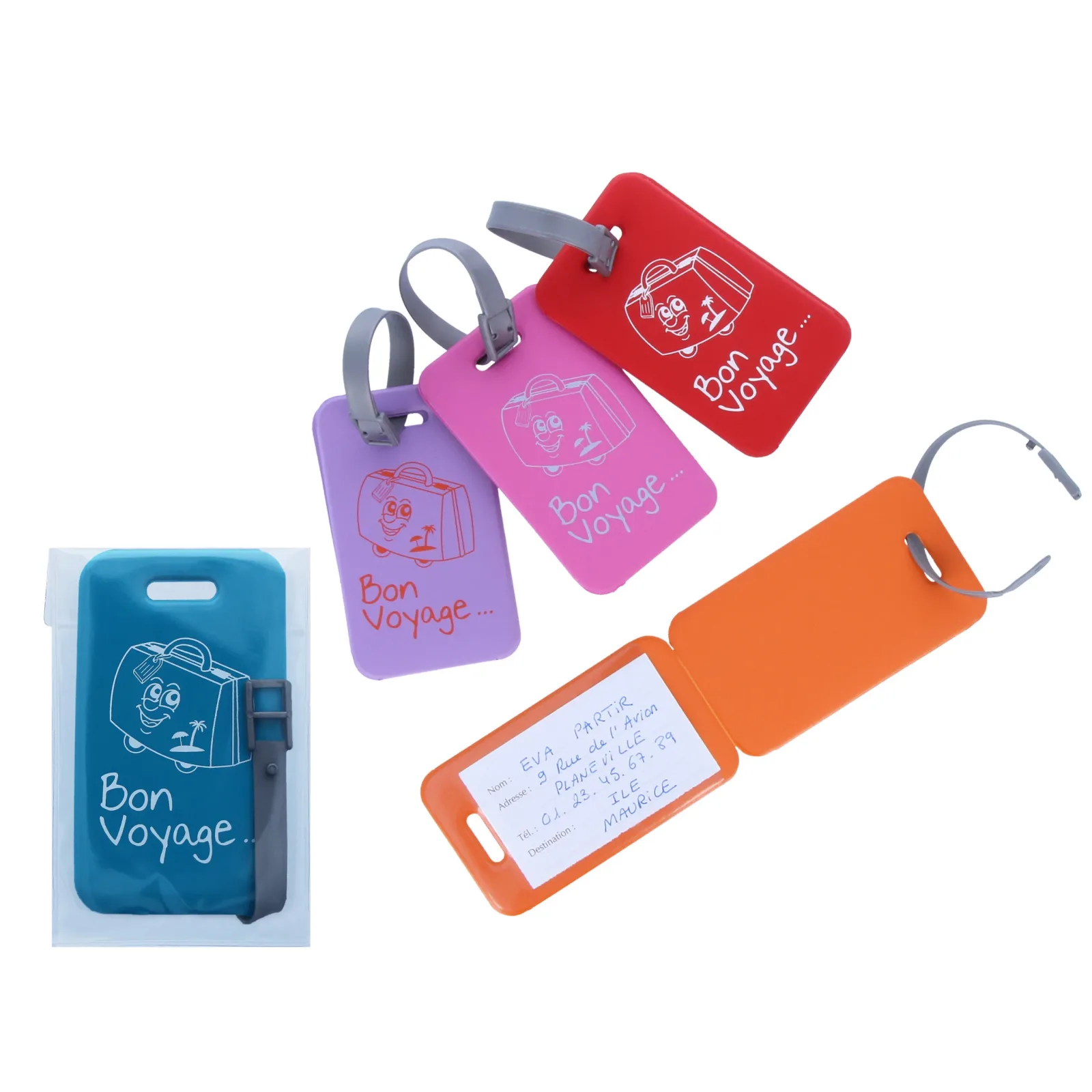 Etiquette Bagage "ISLAND"