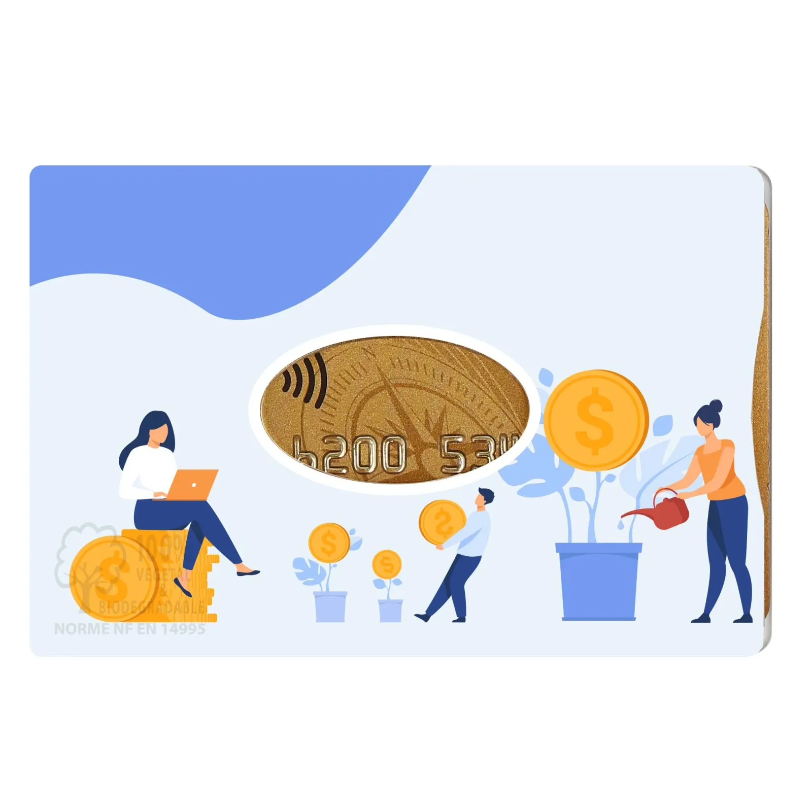 Étui végétal pour carte