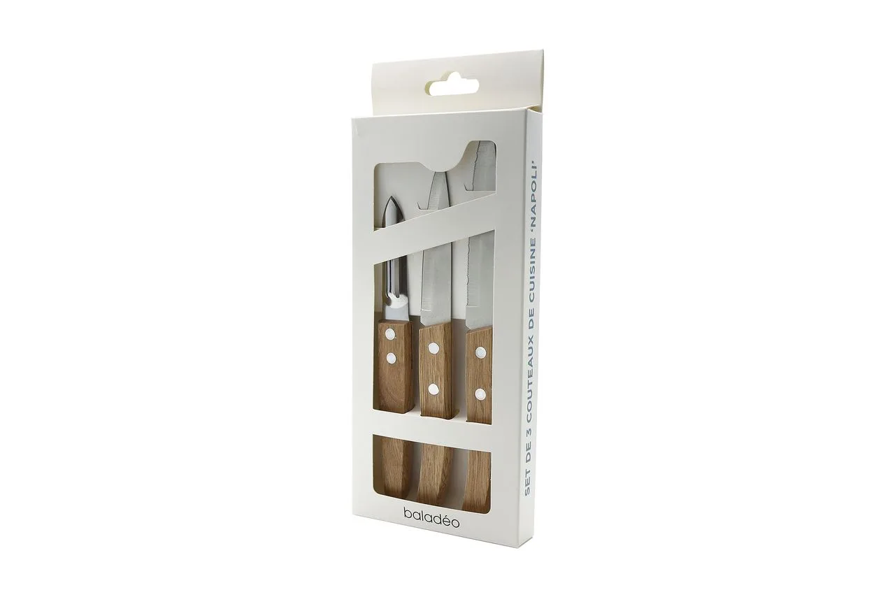 Vue 5 de Set de 3 couteaux de cuisine 'Napoli'