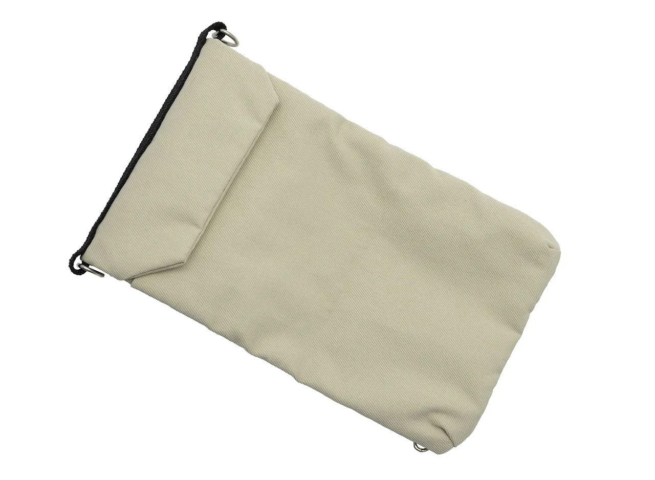Vue 3 de Pochette 'Toledo', polycoton beige