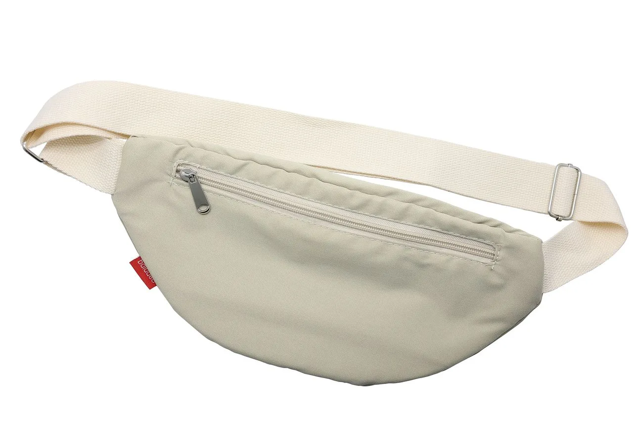 Vue 5 de Sac banane 'Malaga', polycoton beige