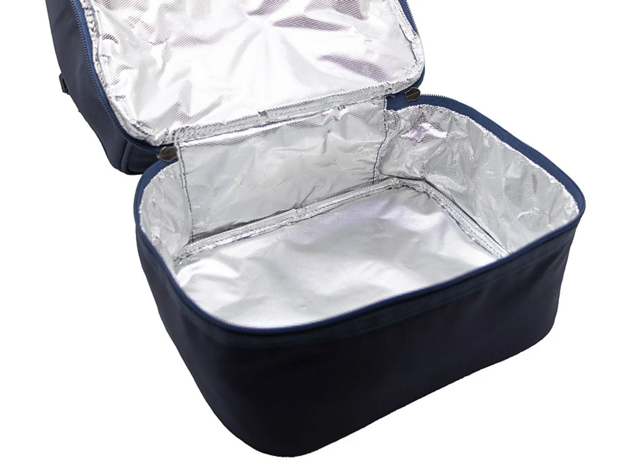 Vue 5 de Sac à bento isotherme 'Uji', polycoton bleu nuit