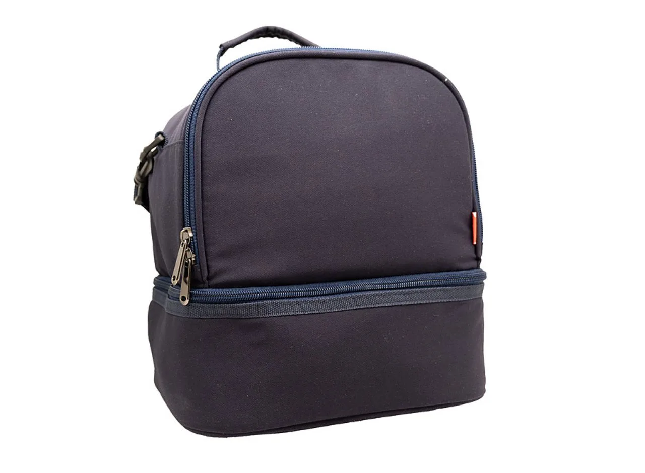 Vue 4 de Sac à bento isotherme 'Uji', polycoton bleu nuit