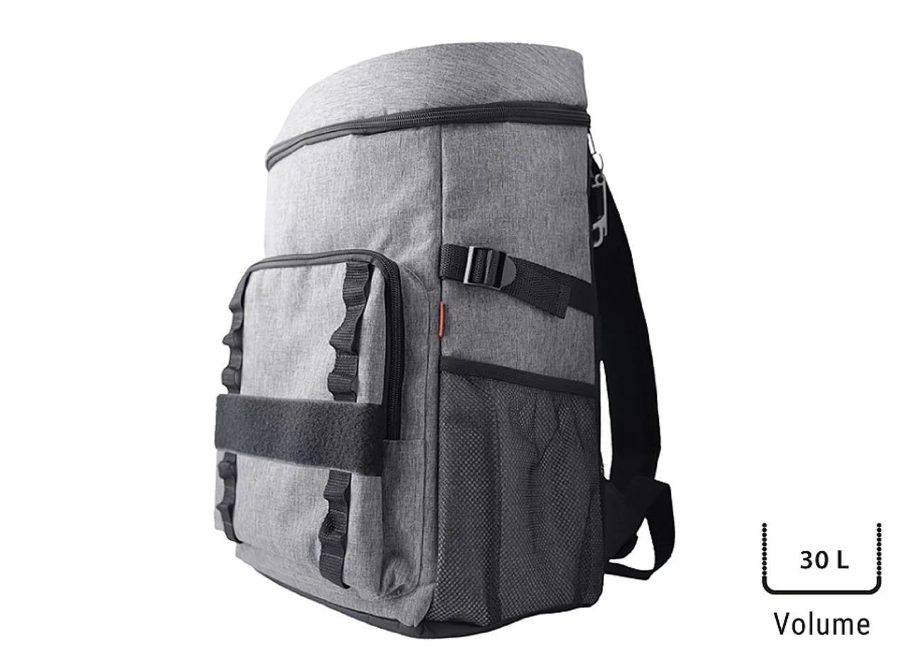 Sac à dos isotherme 'Nago', gris chiné