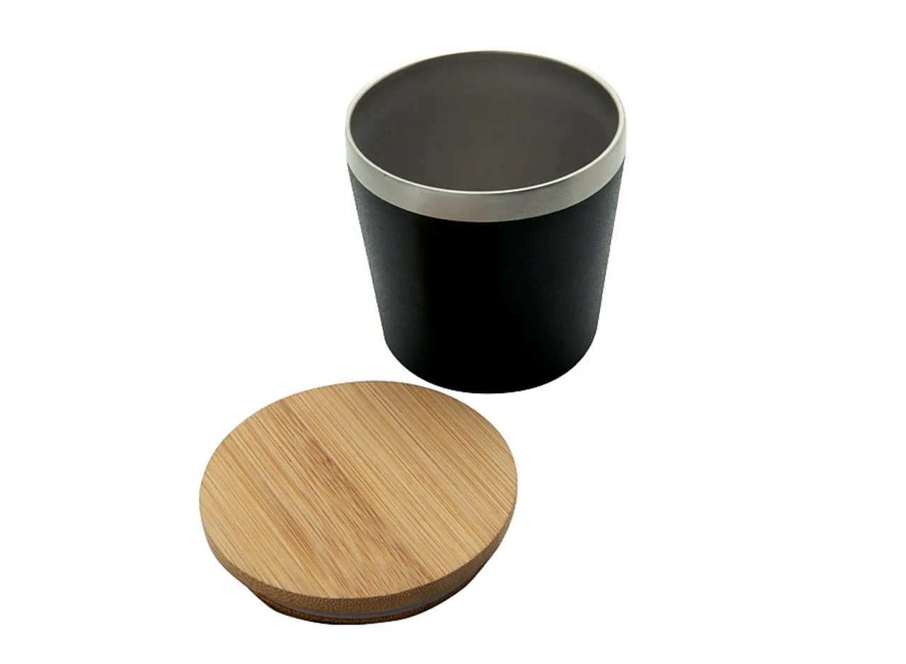 Vue 4 de Mug isotherme 'Nagano' avec couvercle en bambou (M)