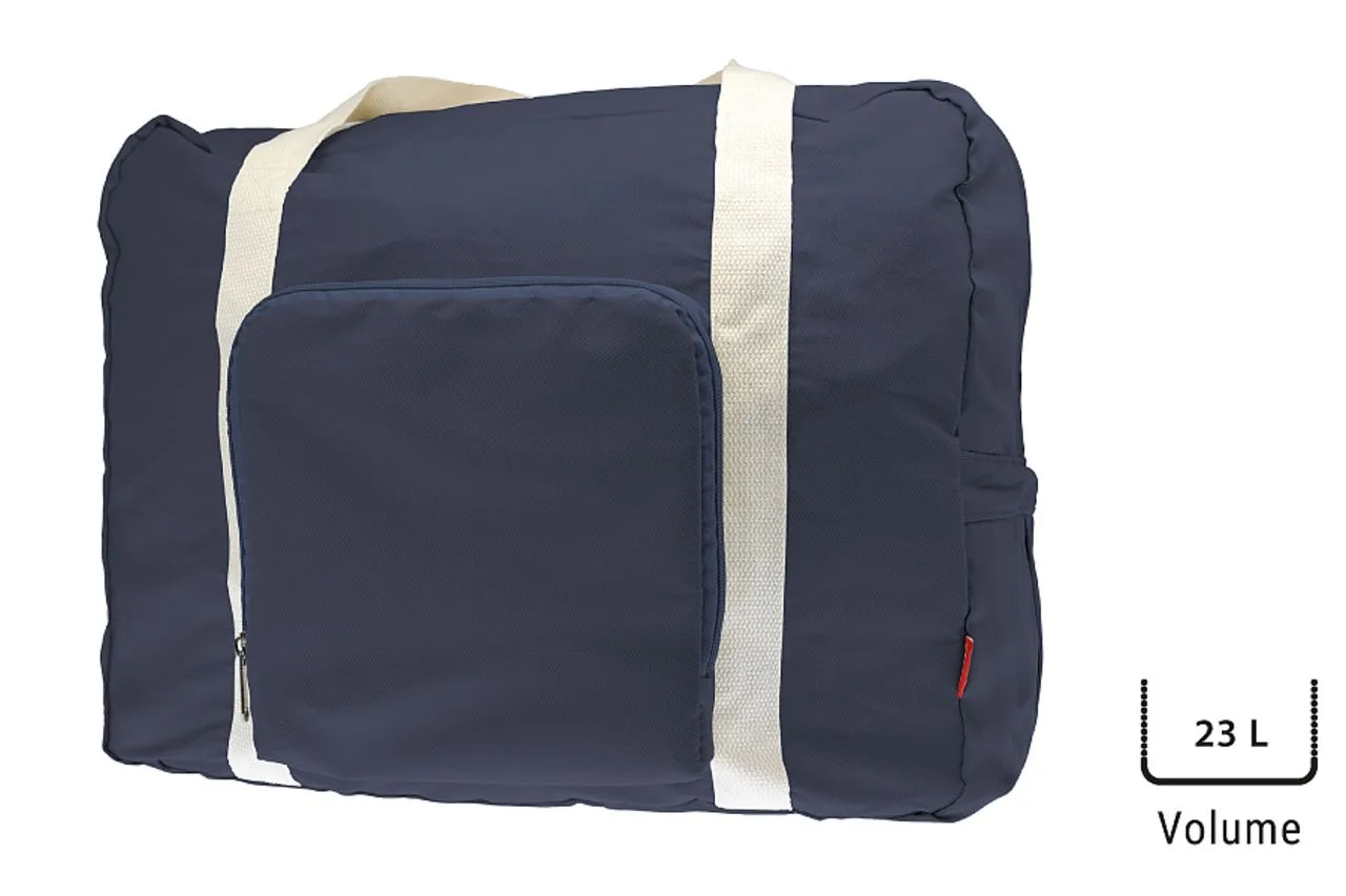 Sac de voyage pliable 'Tenerife', polycoton bleu nuit