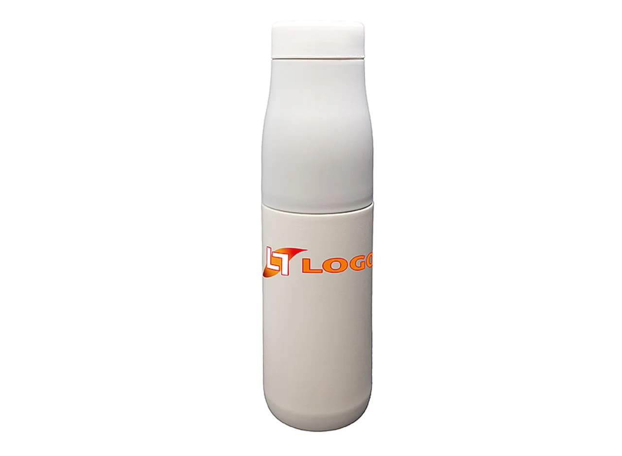 Vue 2 de Bouteille isotherme 'Zeibu', beige, 550 ml