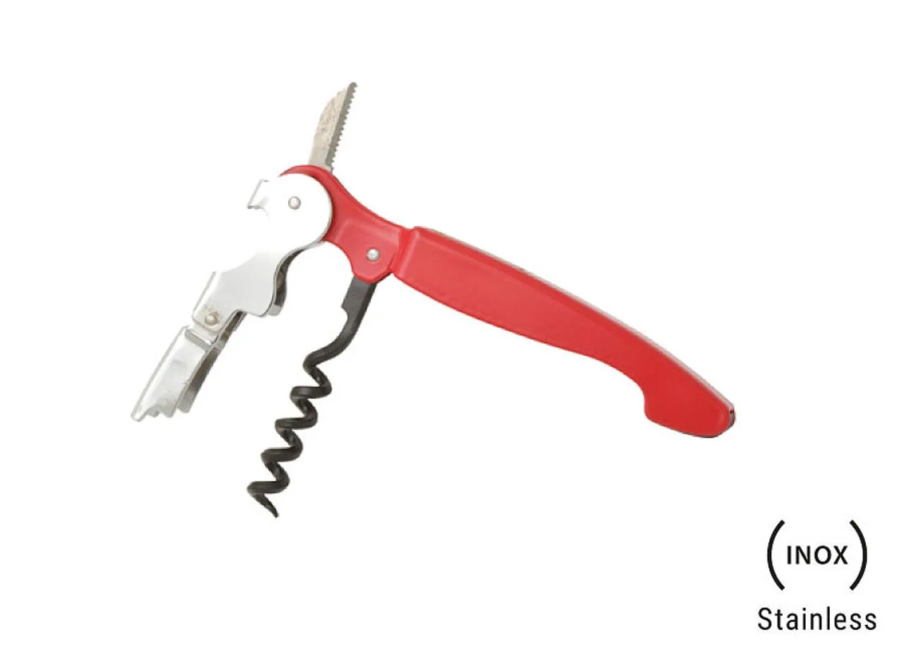 Sommelier 'Allegro Color', double levier, rouge