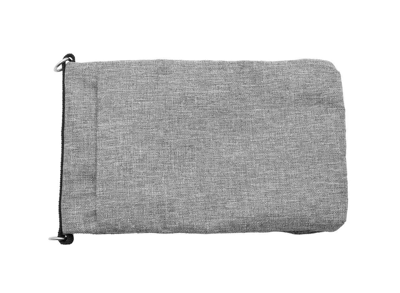 Vue 5 de Pochette 'Toledo', gris chiné RPET