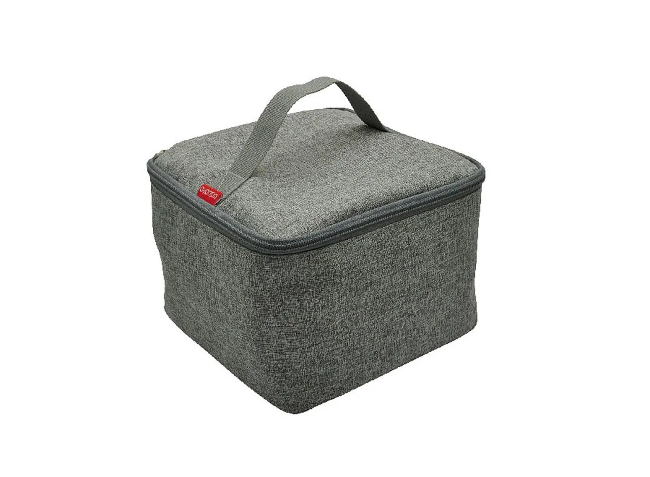 Vue 4 de Sac à bento isotherme 'Sendai', gris chiné RPET