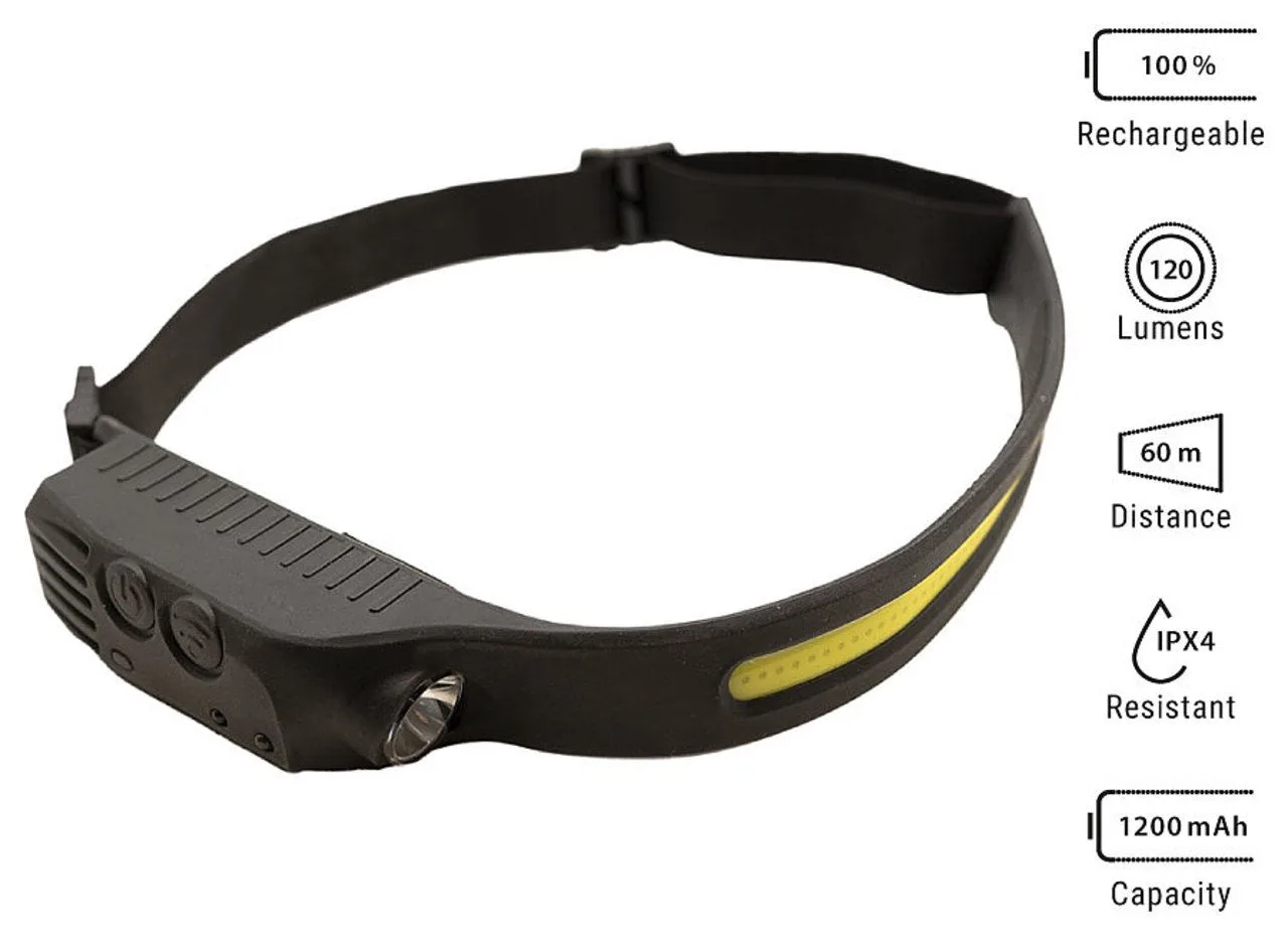 Lampe frontale rechargeable 3W 'Maïa'