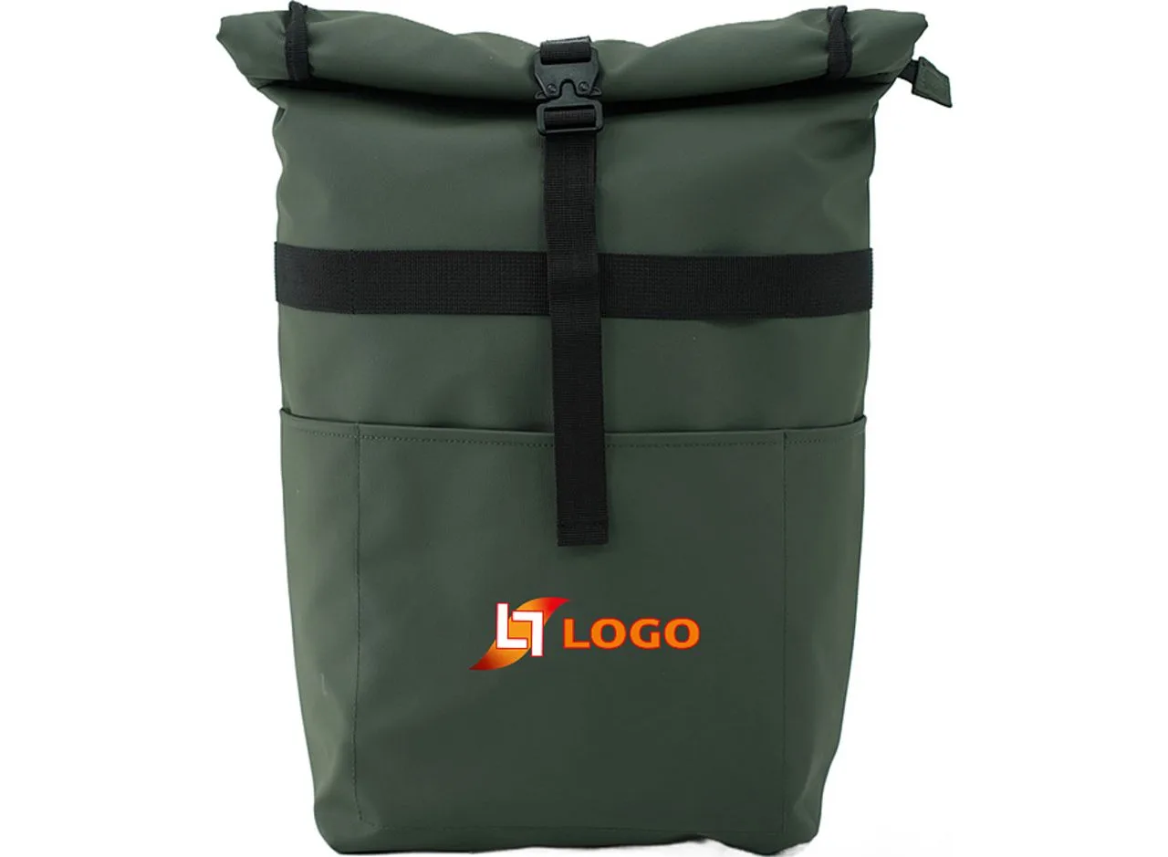 Vue 2 de Sac à dos rolltop isotherme 'Frisco', kaki