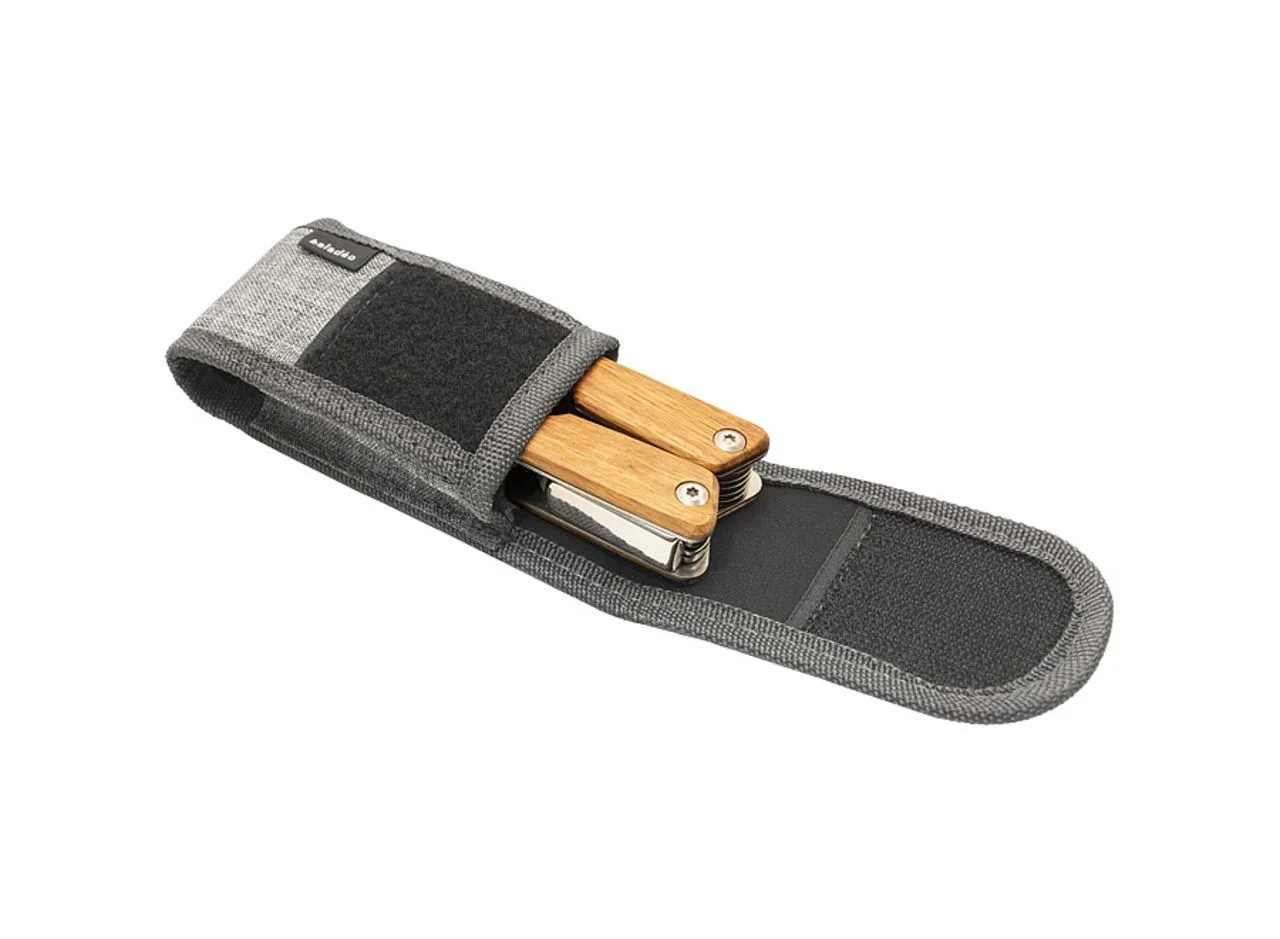 Vue 4 de Etui de ceinture en nylon pour pince 'Slim', gris chiné