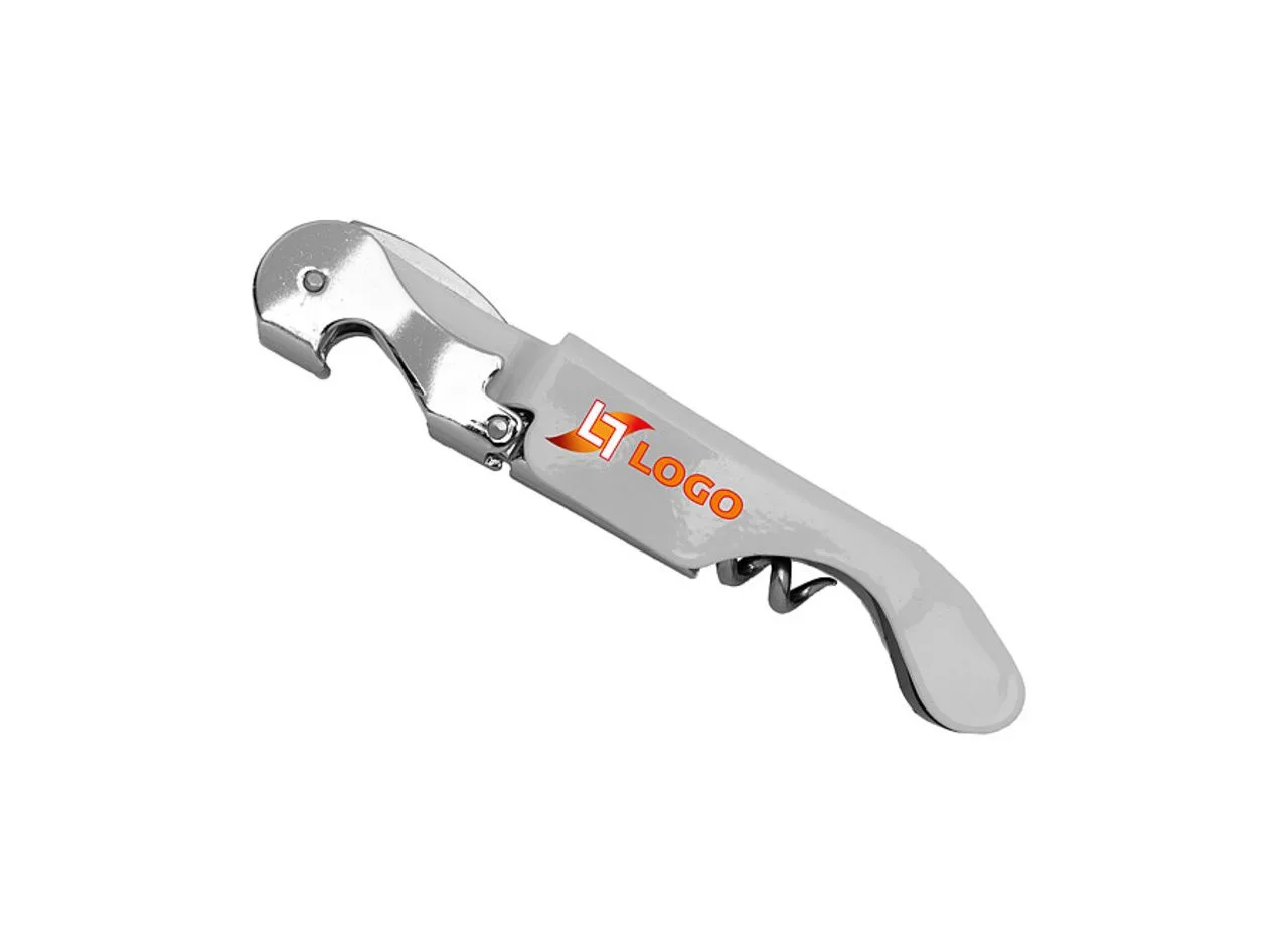 Vue 2 de Sommelier 'Mendoza', double levier, blanc
