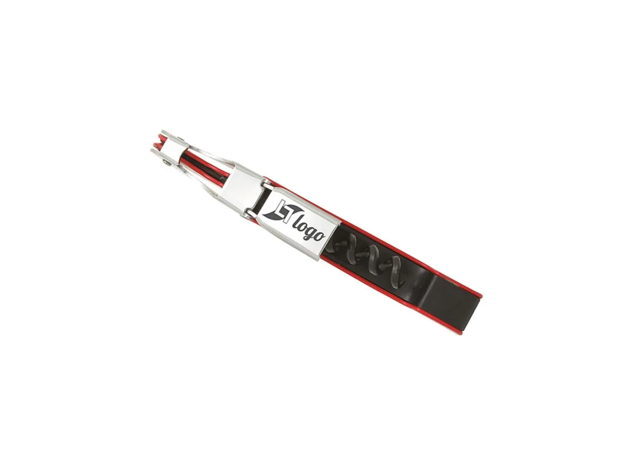 Vue 2 de Sommelier 'Allegro Color', double levier, rouge