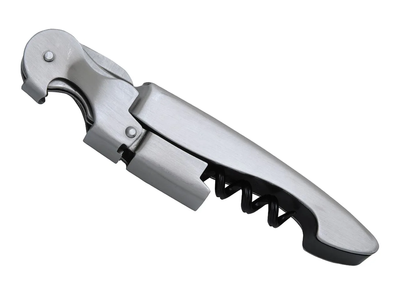 Vue 4 de Sommelier 'Allegro', double levier, inox