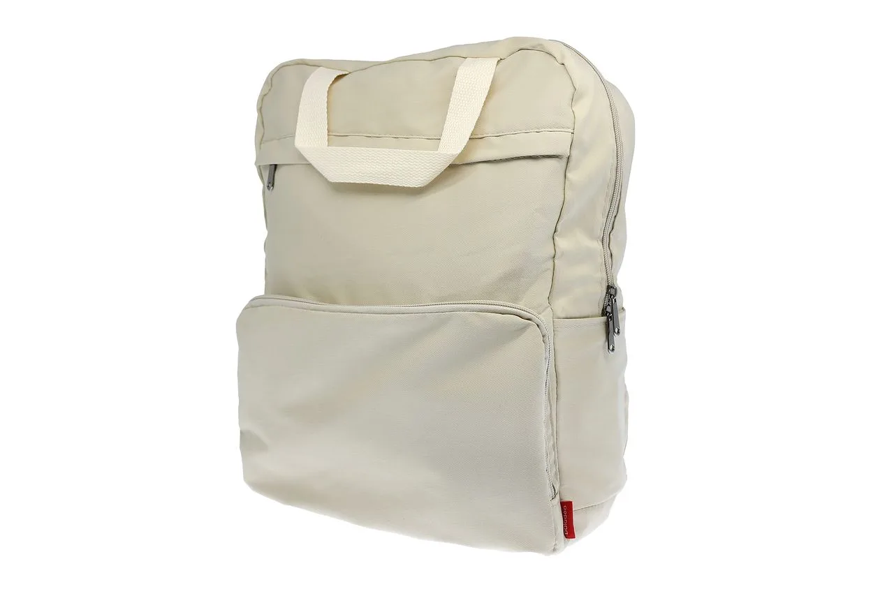Vue 4 de Sac à dos pliable 'Cordoba', polycoton beige