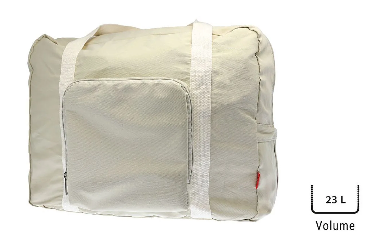 Sac de voyage pliable 'Tenerife', polycoton beige