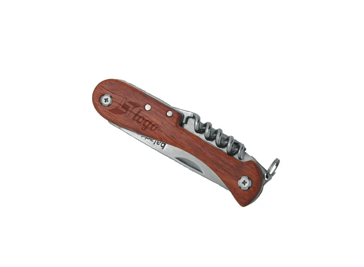 Vue 2 de Couteau multifonctions 'Barrow', padouk