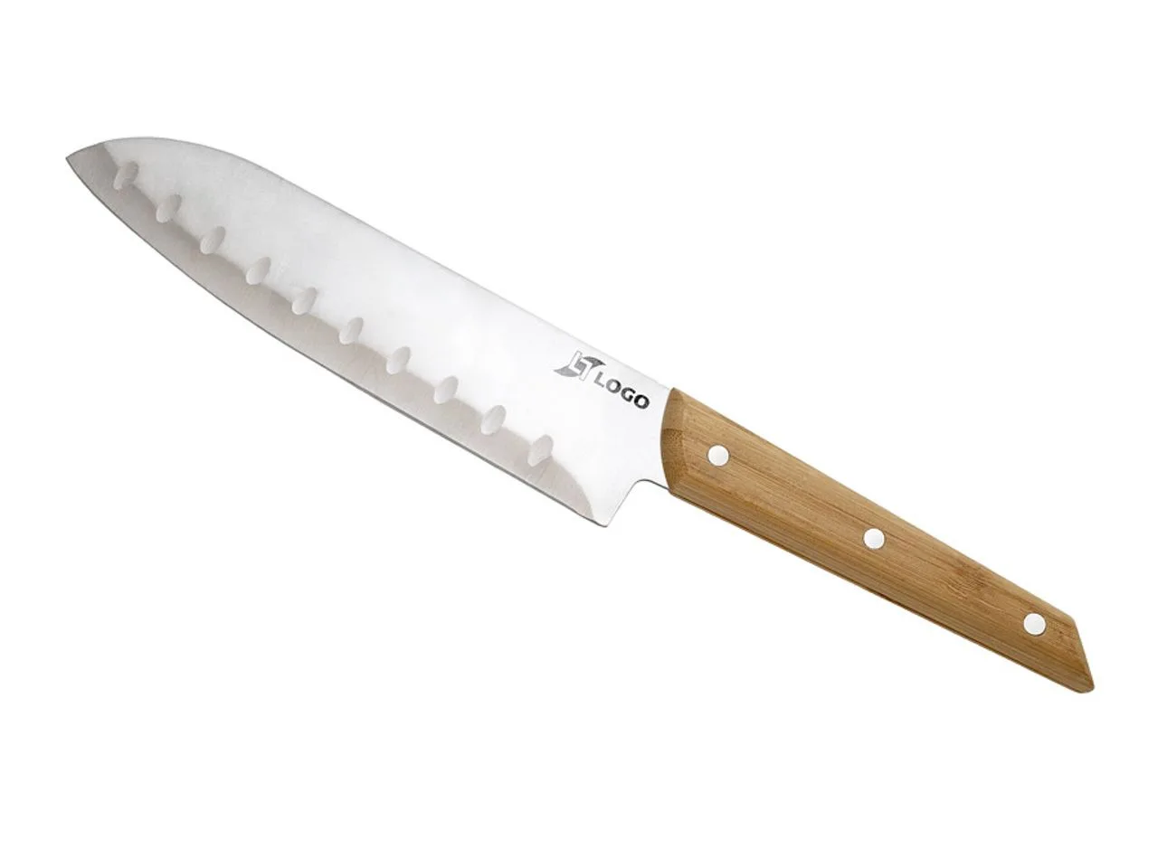 Vue 2 de Couteau santoku 'Alta', bambou
