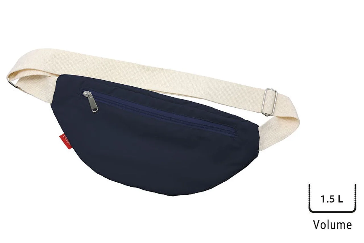 Sac banane 'Malaga', polycoton bleu nuit