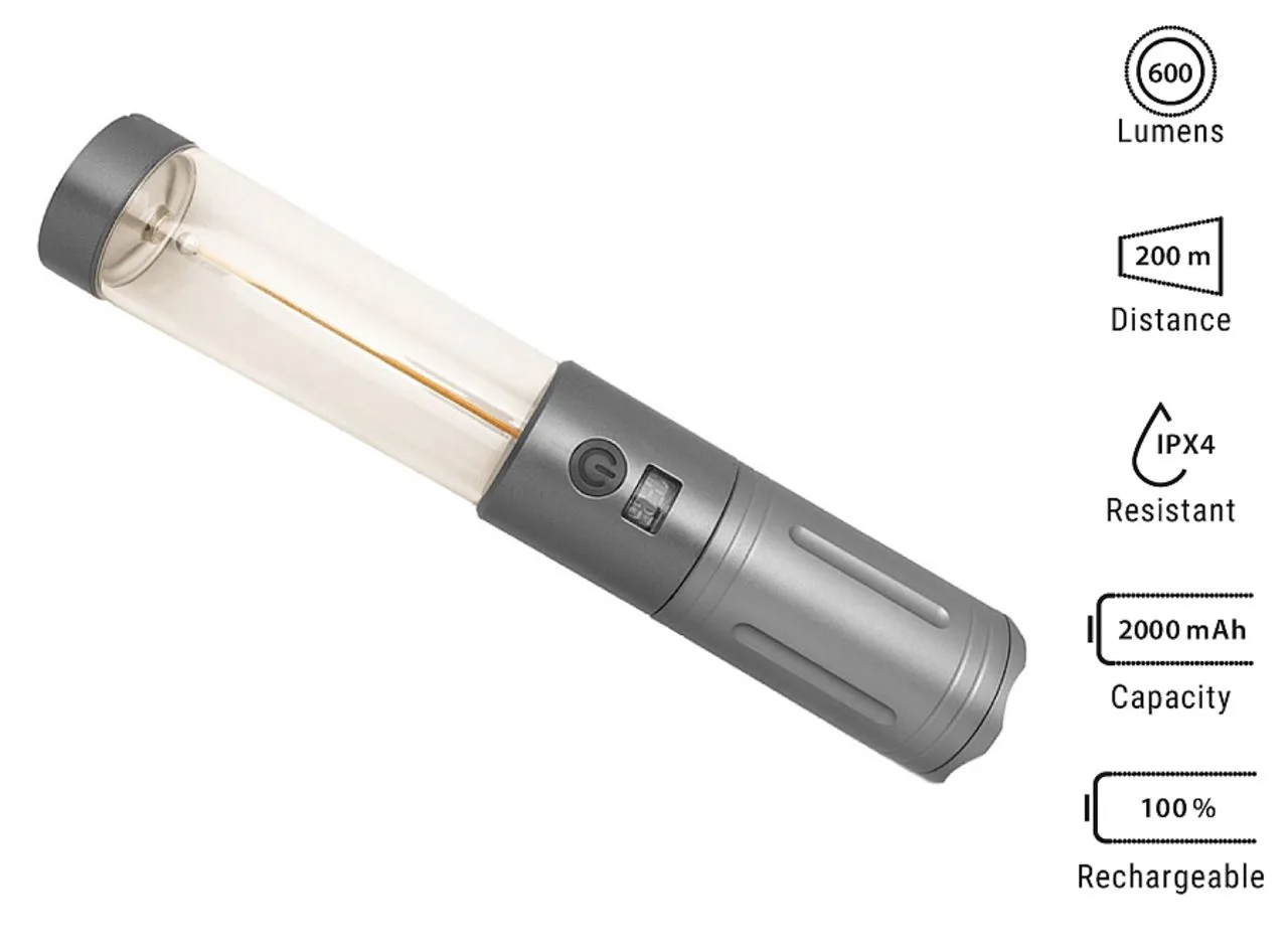 Lanterne - torche rechargeable 2 en 1 'Corell'