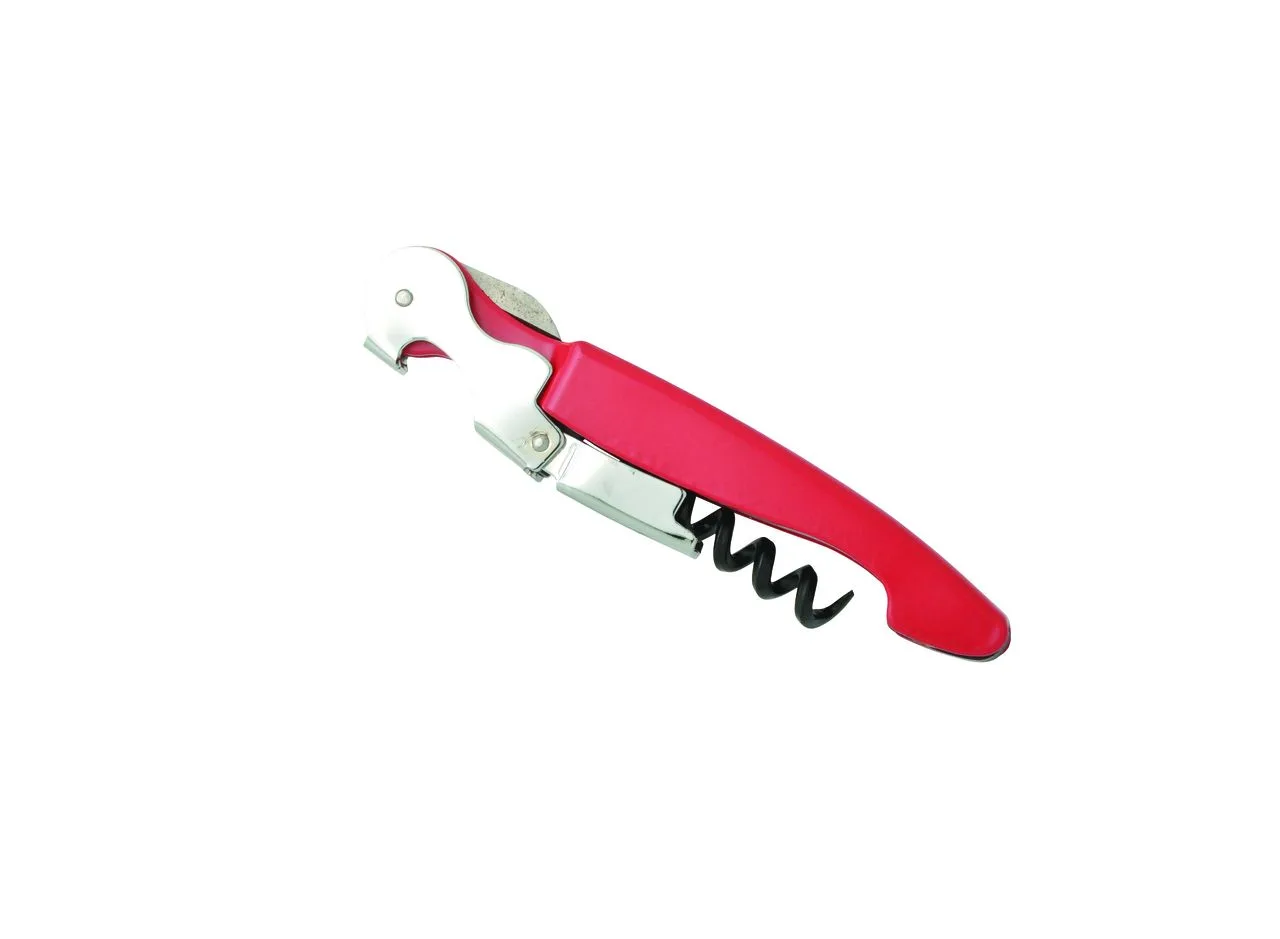 Vue 3 de Sommelier 'Allegro Color', double levier, rouge