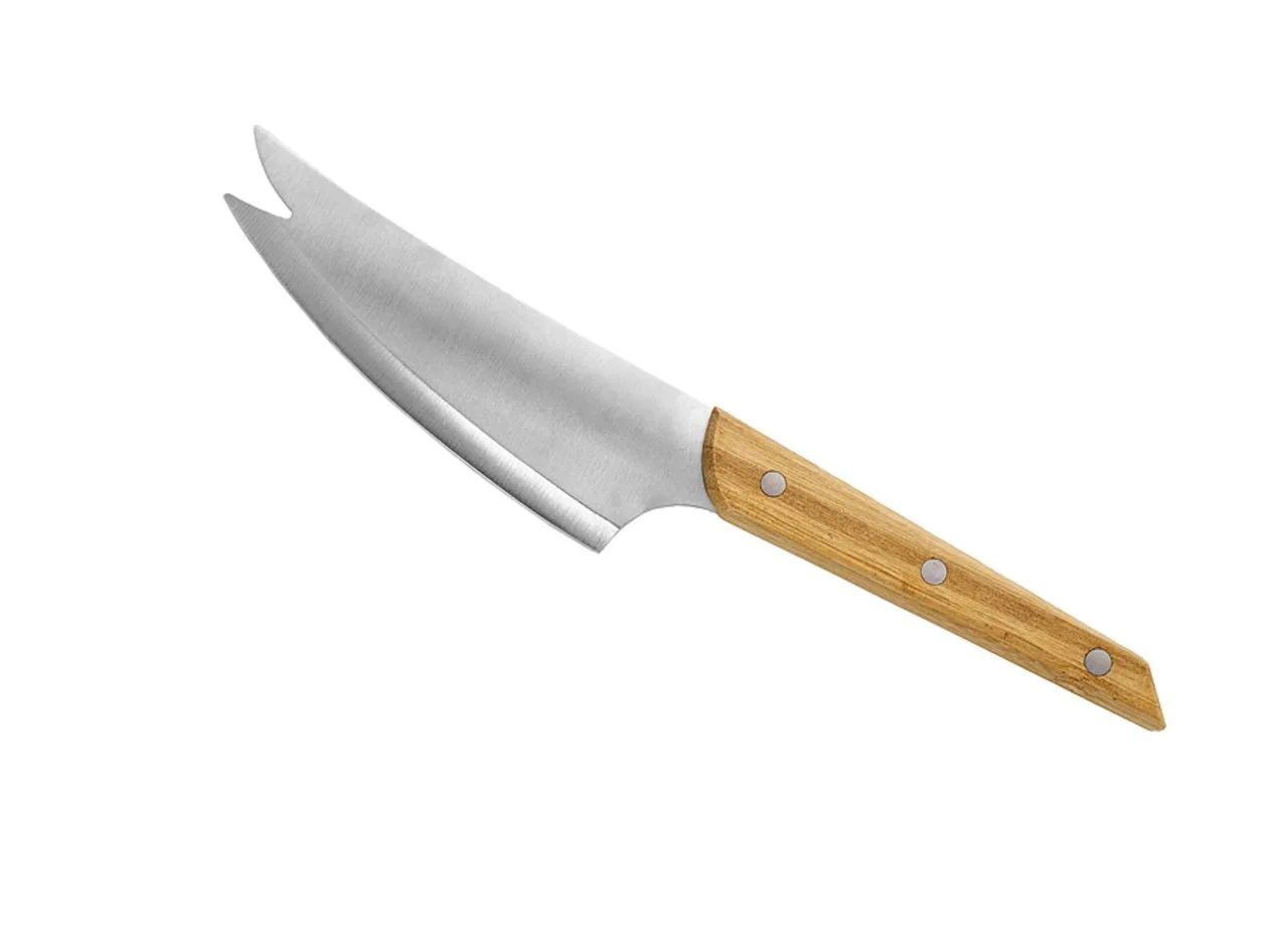 Vue 3 de Couteau à fromage 'Alta', bambou