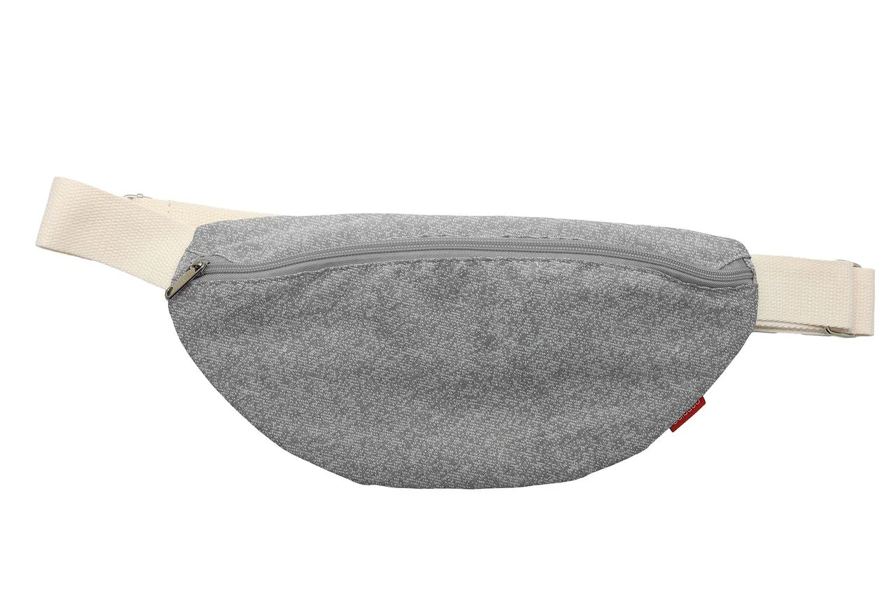 Vue 4 de Sac banane 'Malaga', gris chiné RPET