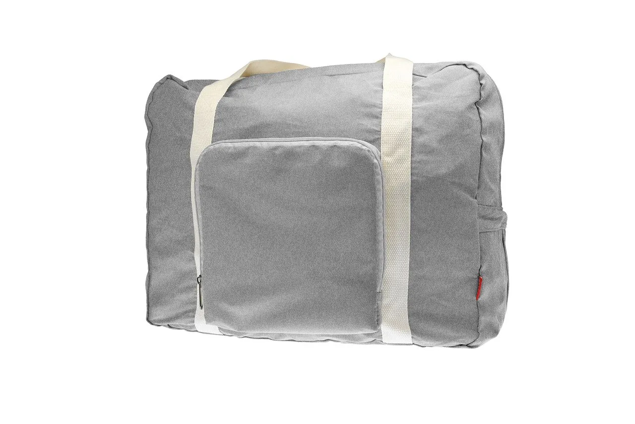 Vue 4 de Sac de voyage pliable 'Tenerife', gris chiné RPET