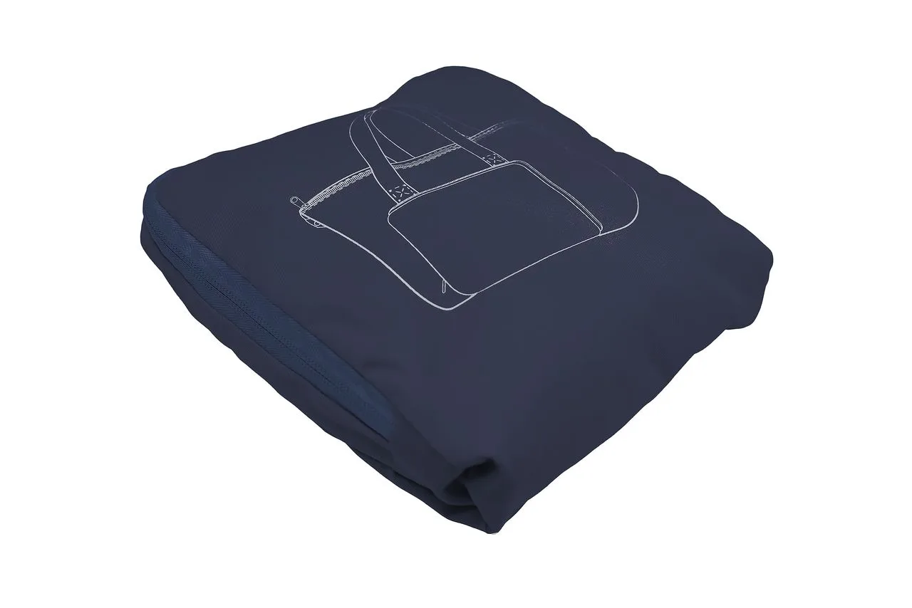 Vue 5 de Sac de voyage pliable 'Tenerife', polycoton bleu nuit