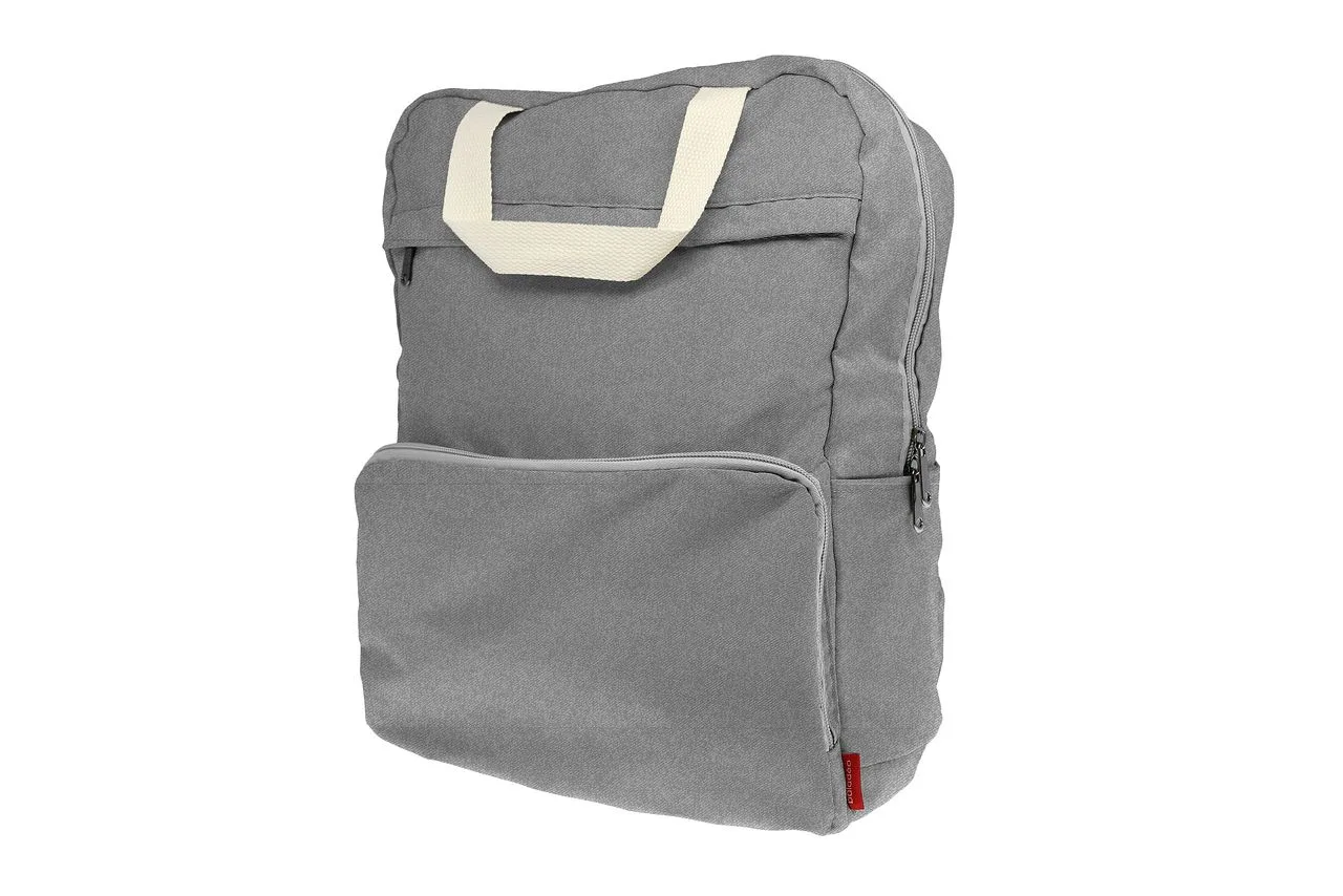 Vue 4 de Sac à dos pliable 'Cordoba', gris chiné RPET
