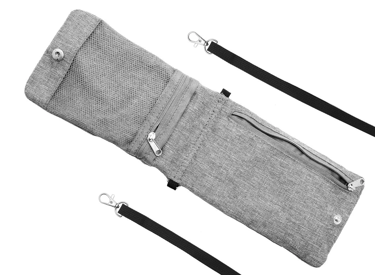 Vue 4 de Pochette 'Toledo', gris chiné RPET