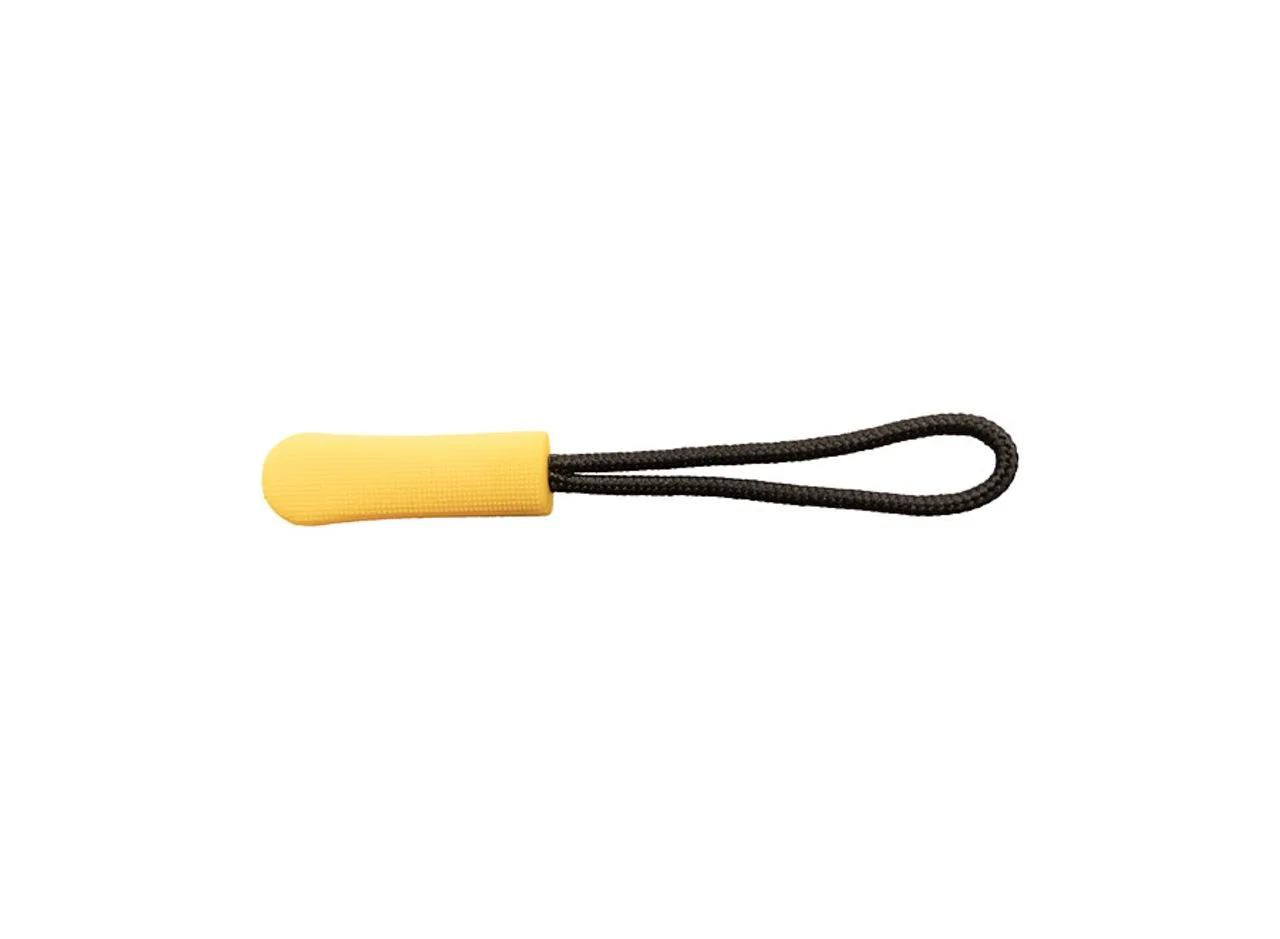 Tirette pour zipper, jaune