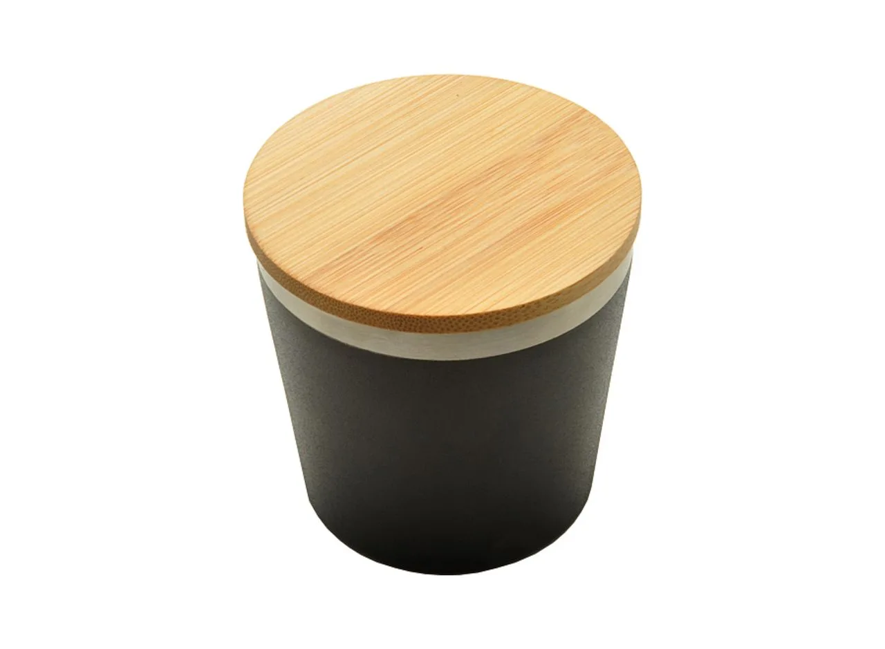Vue 3 de Mug isotherme 'Nagano' avec couvercle en bambou (M)