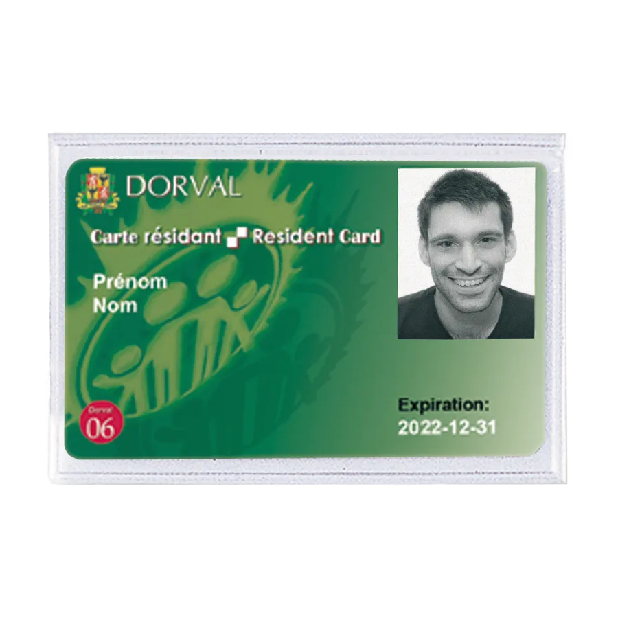 Porte carte adhesif (x12)
