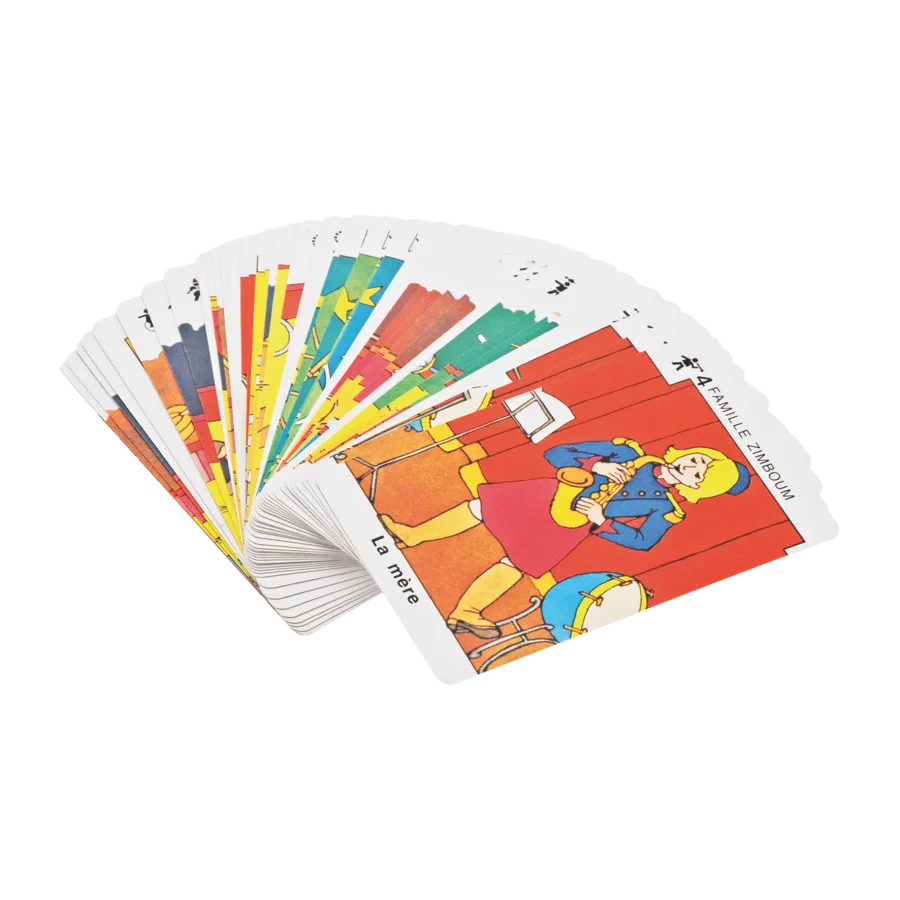 Vue 3 de Jeu de cartes 7 familles
