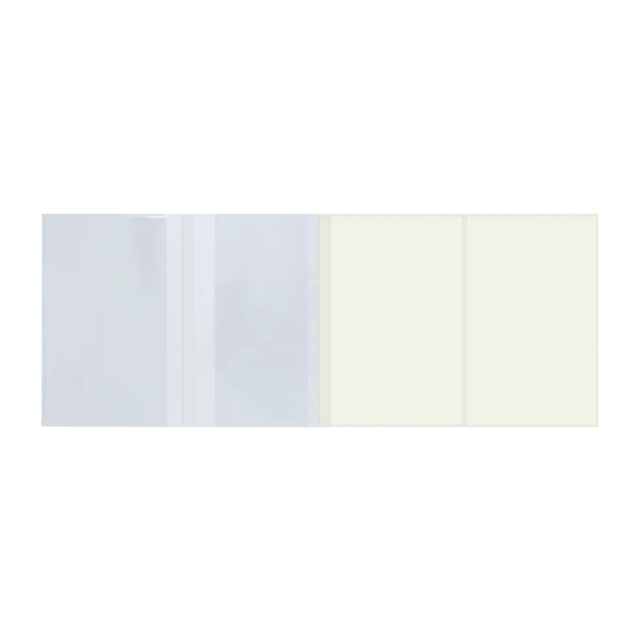 Vue 2 de Porte-carte grise pvc mat