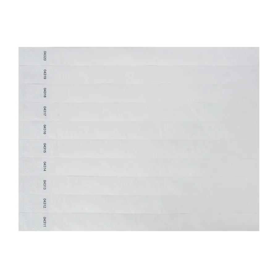 Vue 3 de Bracelet papier tyvek