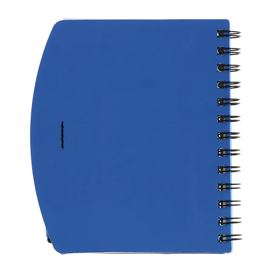 Vue 3 de Carnet spirale adhesifs/stylo