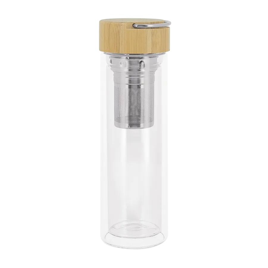 Gourde en verre infuseur 450ml