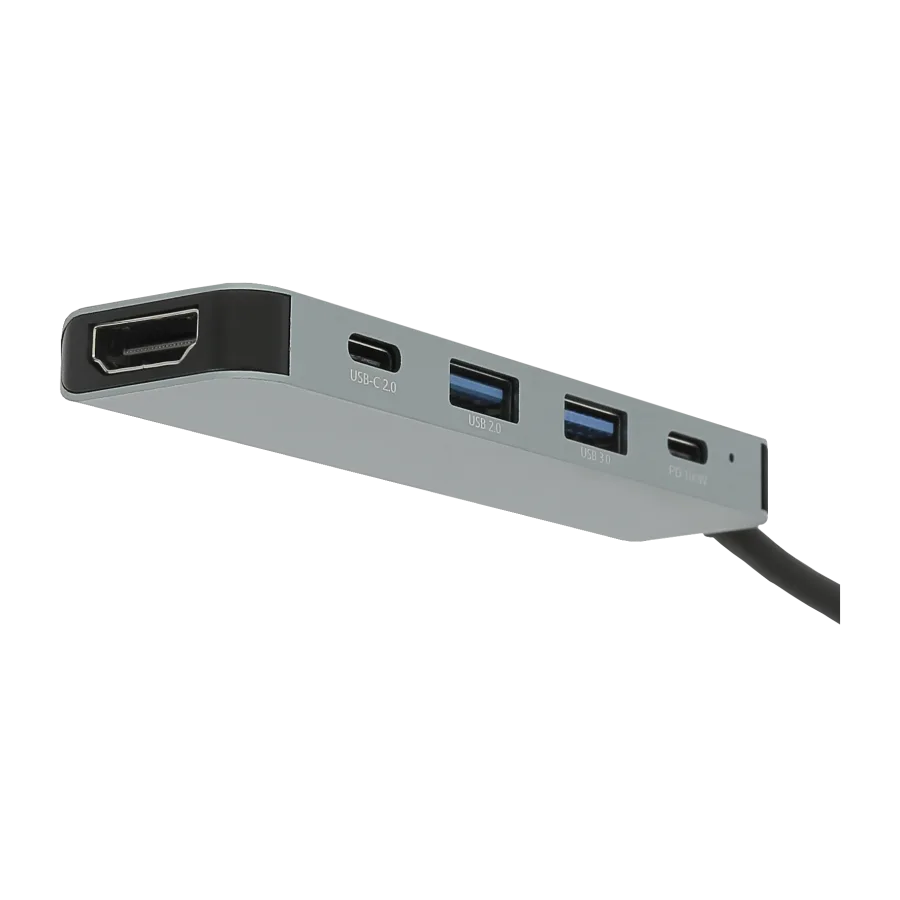 Vue 4 de Hub adaptateur usb type c