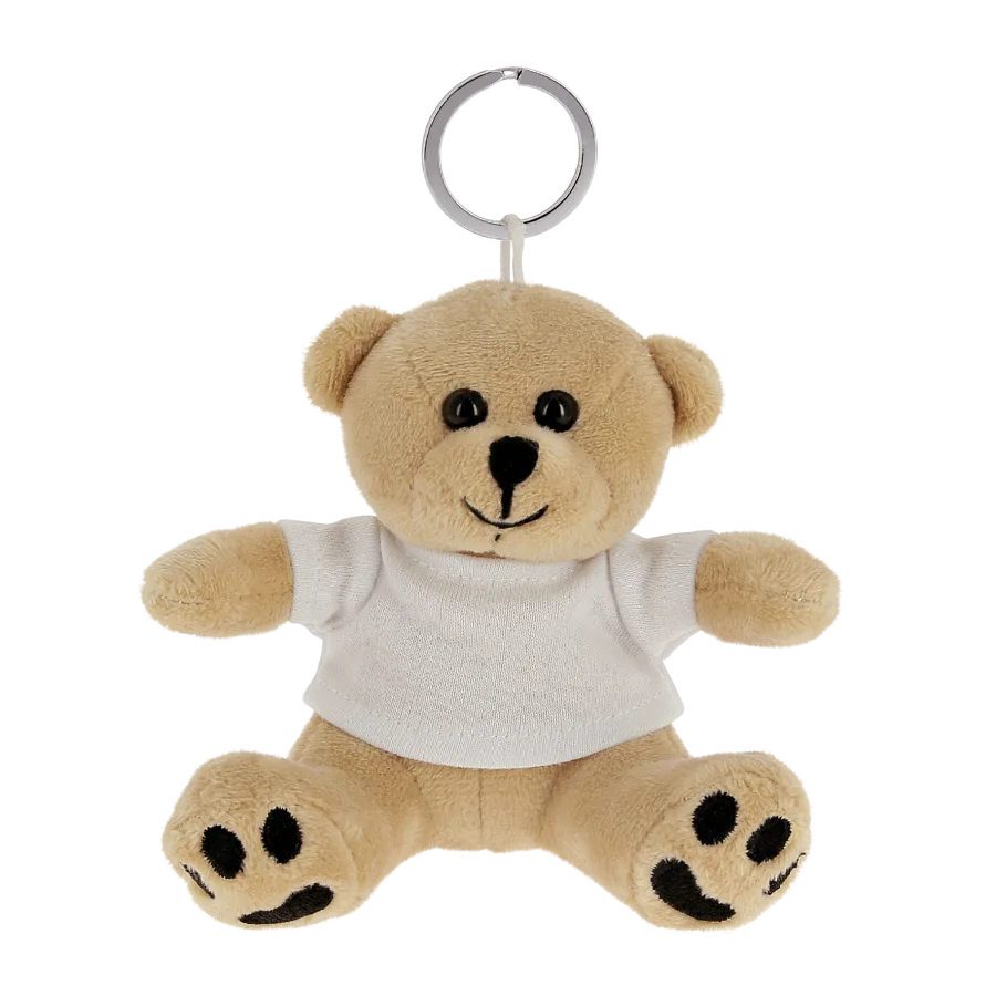 Vue 3 de Porte cles peluche 10 cm