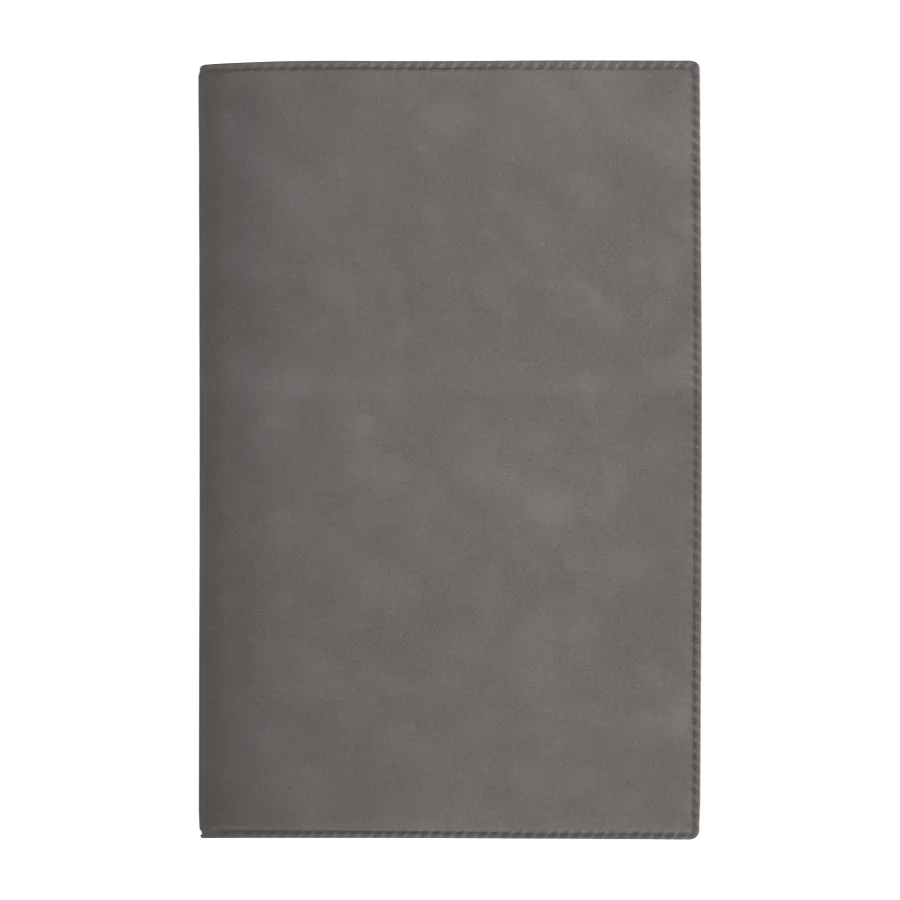 Vue 3 de Porte-carte grise pvc velours