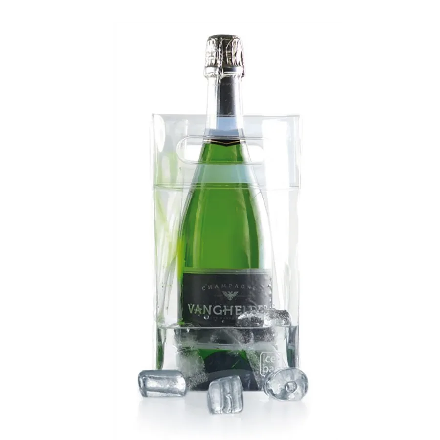 Vue 3 de Sac a bouteille ice bag square