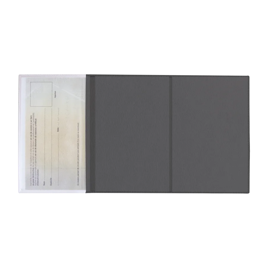 Vue 4 de Porte-carte grise imit cuir