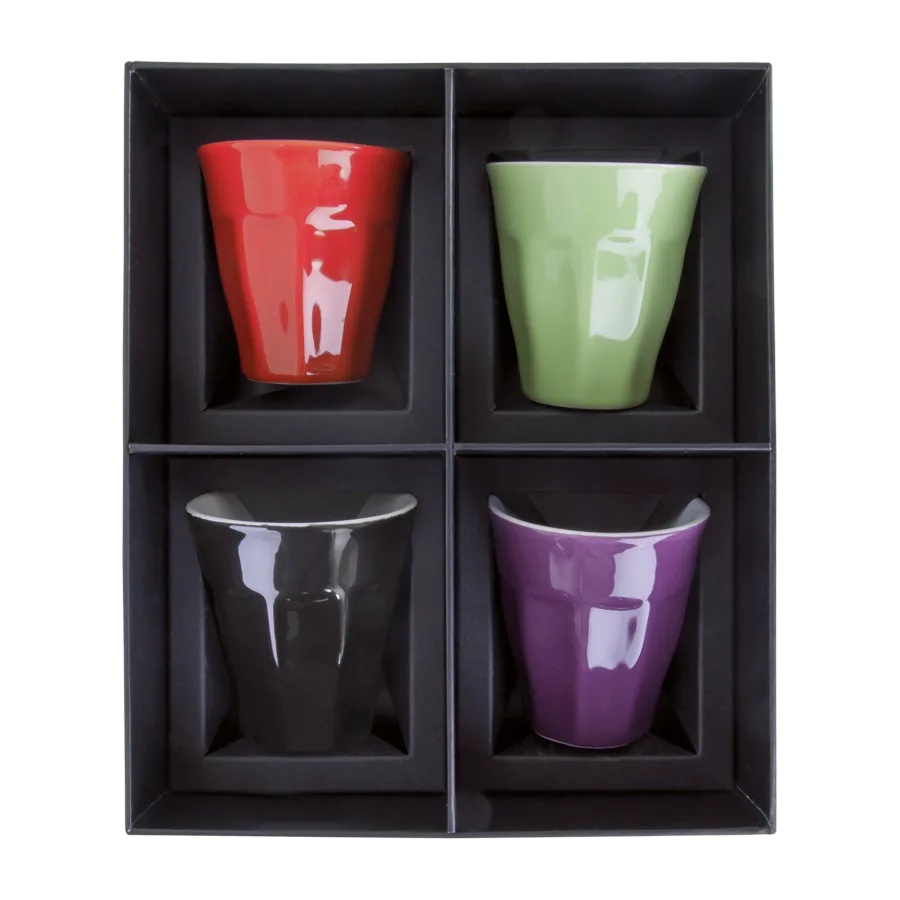 Vue 5 de Set 4 tasses expresso 8cl